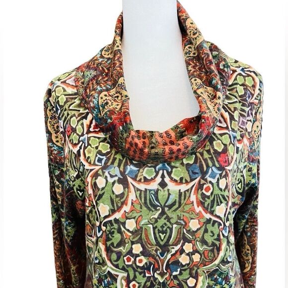 AMMA Design cowl neck long sleeved dress/tunic size L - Picture 2 of 7